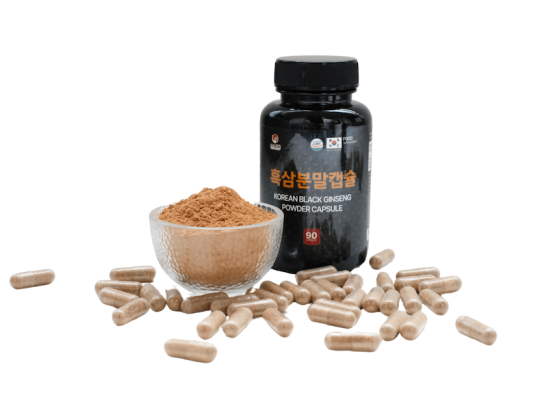 Ginseng Noir Coréen 100% Racine – 90 Gélules – Tonus & Mémoire
