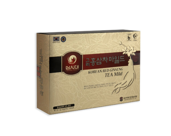 Boîte de thé au ginseng rouge coréen